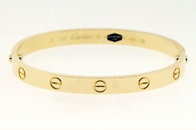 how many grams of gold in cartier love bracelet