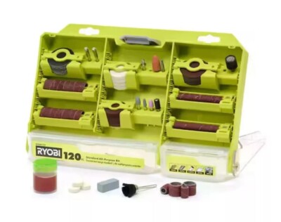Ryobi Rotary Tool Accessory Multi Purpose Kit Wood Metal Plastic A90AS120 NEW