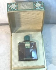 1920s Parfum Emeraude by Coty 0.59 Oz. RARE-Original Box-NOS-80% Full