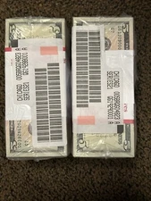 NEW UNCIRCULATED FIVE Dollar Bills, SERIES 2021  $5 Sequential Notes LOT of 100 