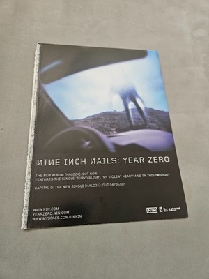 TPEEP402 MAGAZIN WERBUNG 11X8'' NEUN ZOLL NÄGEL - JAHR NULLE 