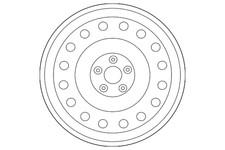 Genuine Subaru Wheel Steel 28111fn010 Genuine Subaru Wheel Steel 28111fn010
