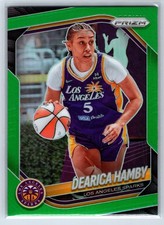 2025 Panini Prizm WNBA #39 Dearica Hamby Green Prizms Basketball