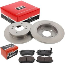 MAPCO 2 BREMSSCHEIBEN Ø234mm + BELÄGE HINTEN passend für HYUNDAI I10 KIA PICANTO
