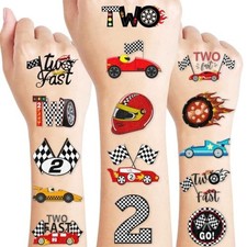 96 PCS Two Fast Pre - Cut Temporary Tattoos for Kids