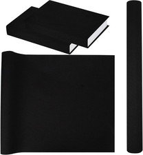 Book Cloth for Book Binding 57 17 Inch Black Fabric Surface Paper Backed Book C