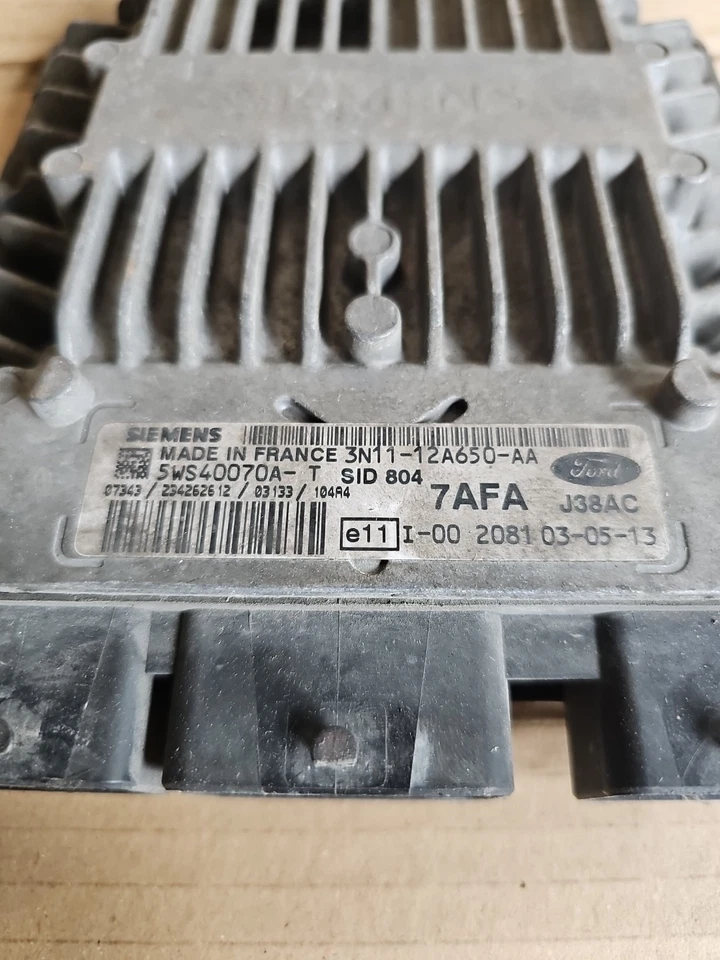 ECU CALCULATEUR MOTEUR 5WS40070A- T  3N11-12A650-AA FORD À DÉCODER - Immagine 2 di 3