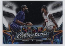 2023-24 Cosmic Chrome Black Eclipse Refractor 1/10 Paul George James Harden 7y2