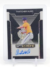 THATCHER HURD 2025 LEAF OPTICHROME ROOKIE AUTO GOLD BLACK SHIMMER 1/1 Q6785