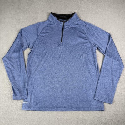 Colosseum Athletics Pullover Youth Large Blue Quarter Zip C-Dri Training Top