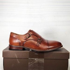 Florsheim Brown Leather Double Monk Strap Dress Shoes Buckle 10 3E Men main image 2