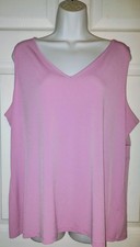 SUSAN GRAVER Pink Tank Top Womens Size XL
