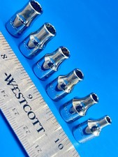 Snap-on Tools Socket 1/4” Drive 1/8” to 9/32” 6 Point 12 Point 6 Pieces T-8-22
