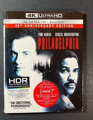 Philadelphia [ 25th Anniversary Edition ] (4K Ultra HD + Blu-ray) NEW