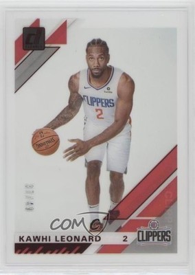 2019-20 Panini Clearly Donruss Red 37/49 Kawhi Leonard #18 0c6