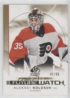 2024 SP Authentic Future Watch Limited Gold 41/99 Aleksei Kolosov Rookie RC 1e7g