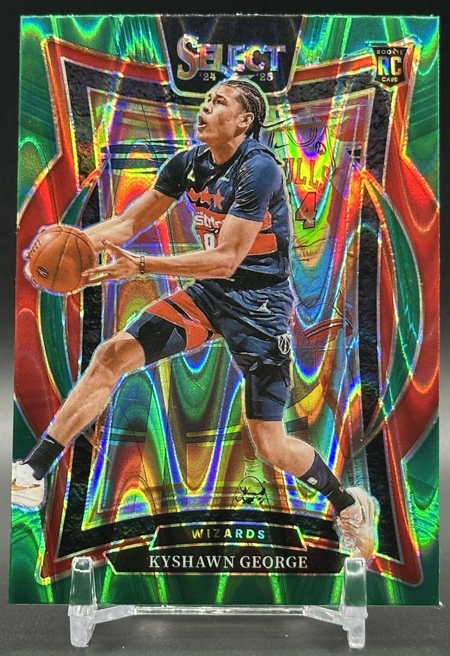 2024-25 Panini Select - KYSHAWN GEORGE CONCOURSE GREEN TECTONIC (RC) #85