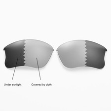 Walleva Transition/Photochromic Polarized Lenses For Oakley Flak Jacket XLJ