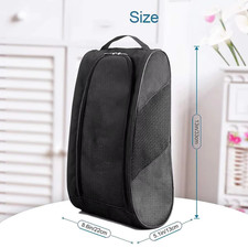 Portable Travel Shoe Bag, Shoe Packing Storage Organizer with Zipper Closure