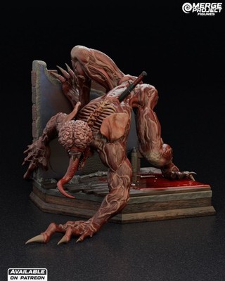 Licker by Merge Project FAN ART 1:12 Statue Resin 3D Printed DIY Model Kit