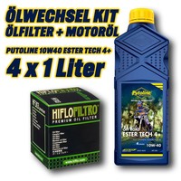 ÖLfilter MotoröL Kit 4L 10W40 Ester Tech Offroad 4 (FüR: Honda CR-F 450 R 21 )