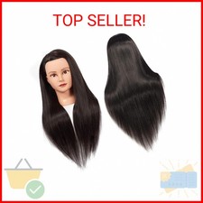 Training Head 26"-28" Mannequin Head Hair Styling Manikin Cosmetology Doll Head