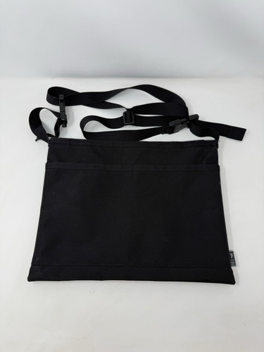Chrome Industries BLCKCHRM 22X Mini Shoulder Bag, Airship Logo, Black - Picture 5 of 10