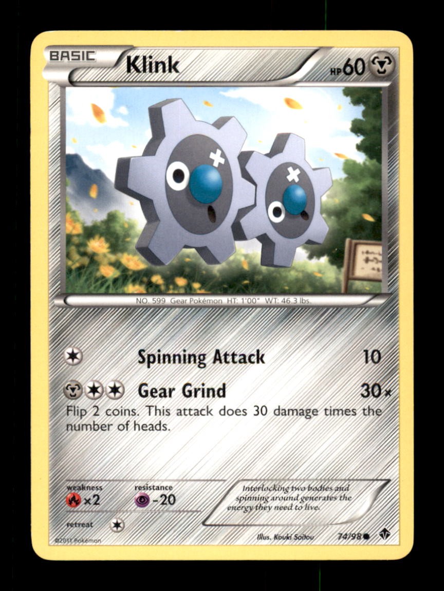 KLINK 74/98 C EMERGING POWERS POKEMON LP