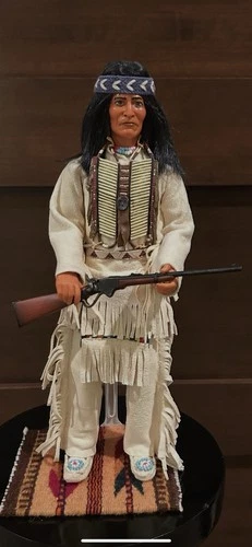 Geronimo, 12” Johnny West OOAK Native American Custom Figure