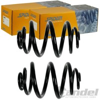 2X Spidan Fahrwerksfedern Satz Hinten Passend FÜR Skoda Octavia Vw Bora Golf