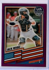 2026 Panini Stars & Stripes JACK WODA purple Prizm /199 USA Baseball #184