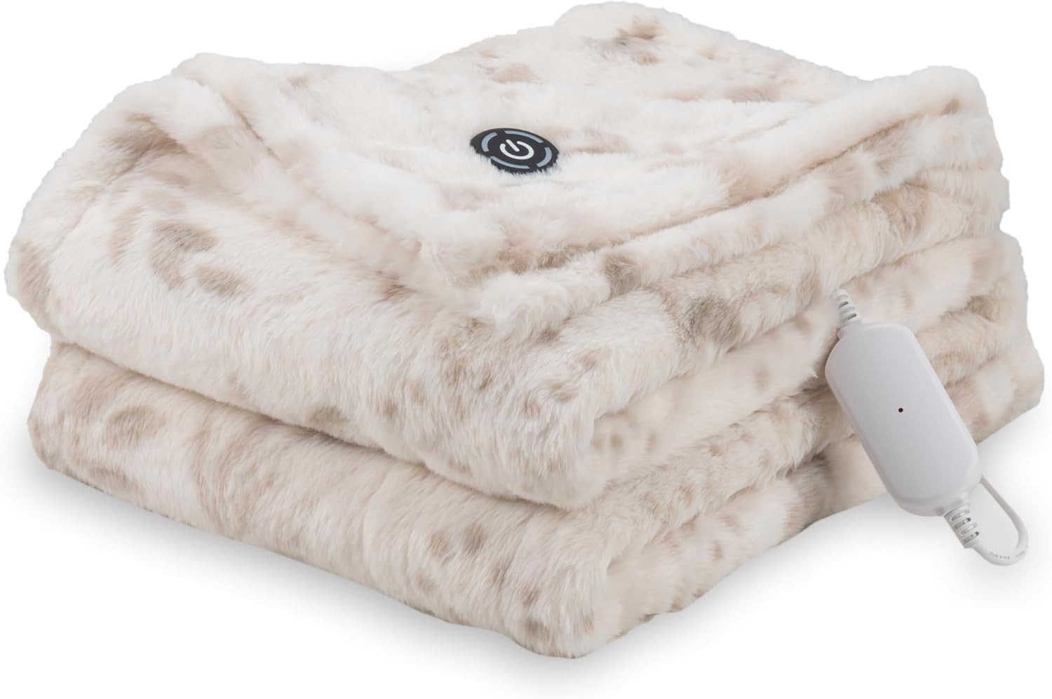 Berkshire Blanket Heated Throw Blanket, Grace Fur to Loftmin