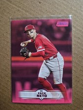 2025 Topps Stadium Club Zach Neto Pink Parallel #37 - Los Angeles Angels