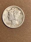 1923 P Mercury Dime US SIlver coin