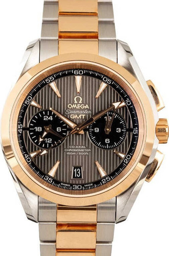 Omega Aqua Terra GMT Chronograph 43mm Grey 231.20.43.52.06.001...