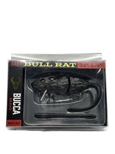 Bucca Baby Bull Rat 3.5 In Wake Baits + Lures Fishing Black Rat - NEW