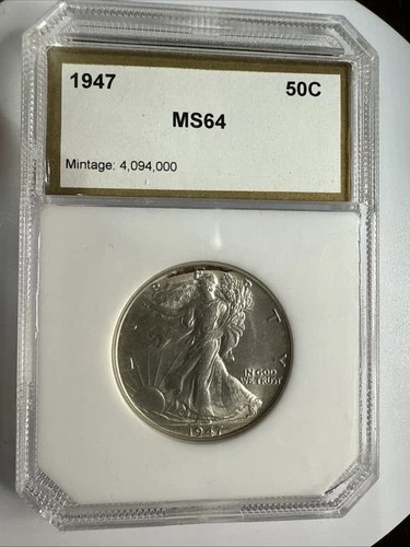 1947 Walking Liberty Half Dollar 50C Choice Uncirculated