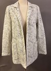 NWT Catherine Maldrino Knit Leaf Pattern Blazer - Size M — photo 1