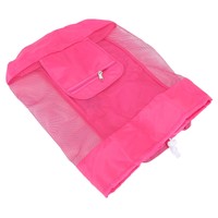 Tragbare Strandtasche GroßE Mesh Strandtasche Faltbare Aufbewahrungstasche Do