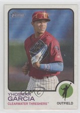 2022 Topps Heritage Minor League Edition Flip Stock 4/25 Yhoswar Garcia #27 4z8
