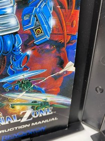 Final Zone Sega Genesis 1990 CIB Complete Tested/Working