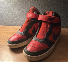 Nike High Top Red Black Sneakers Boys US 7Y  ...