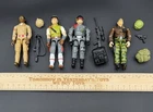 Vintage GI Joe Cobra 4 Figure Lot Doc Hawk Low Light + Accessories