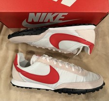 Men's Nike Waffle Racer-CN8116 100-Sz 9.5-White/Univ Red-NIB