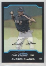 2004 Bowman Draft Chrome Refractor Andres Blanco #BDP151 0l1