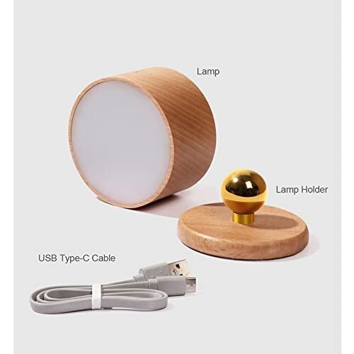 1/8 Pack LED Magnetic Wall Sconce Lights USB Rechargeable Wall Mounted Lights