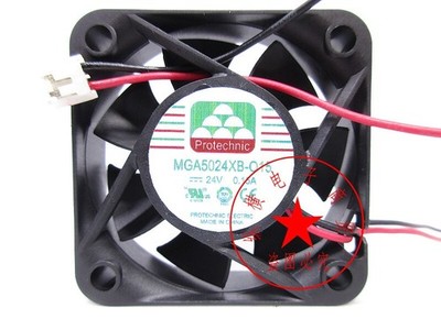 1PC Protechnic MGA5024XB-O15 0.15A 5015 5CM 24V cooling fan  *lm