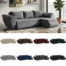 Forniro 24 Sierano Ecksofa L-Form mit Schlaffunktion - Bettkasten - Schlafcouch