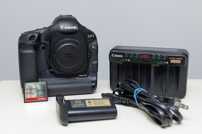 Canon EOS-1D Mark IV 16.1 MP DSLR with Extra Battery, CF Card, Free Shipping