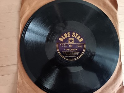 Disc 78 Umdrehungen Blue Star. Don Bays. B.S.41. Ich kann es nicht erklären.Humorvoll.Fuchs Trab